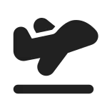 Airplane Take Off SVG Icon